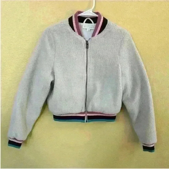 Spiritual Gangster " Trust The Universe" Sherpa
Bomber Jacket Women's Small NWOT - Picture 6 of 13